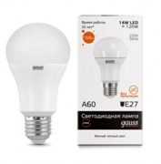 Gauss Лампа Elementary A60 20W 1520lm 3000K E27 LED 23219