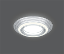 Gauss Светильник Backlight BL138 Кругл. Хром. Gu5.3, 3W, LED 3000K BL138