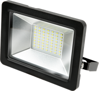 Gauss Прожектор Elementary 50W 4450lm 3000К 200-240V IP65 черный LED 613527150