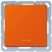 Выключатель 1-клавишный, orange vif