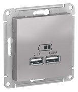 Розетка 220 с USB 1 портом 5B|2100 мА ATN000333 Schneider Electric
