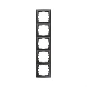 Рамкa 5-постов, Berker S.1, цвет: антрацит, матовый 10159949