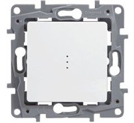 Legrand Etika белый выключатель 1-клавишный с подсветкой, 10А, Винтовые клеммы 672203