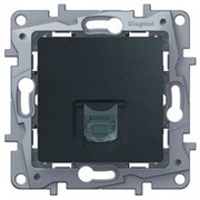 Legrand Etika антрацит розетка комп (RJ45) 6 кат. UTP 672653