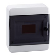 Корпус пластиковый Навесной OptiBox P-BNK-2-08-IP41 Прозрачная черная дверь Корпус пластиковый Навесной OptiBox P-BNK-2-08-IP41 Прозрачная черная дверь