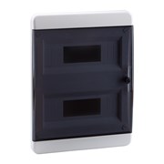 Корпус пластиковый Встраиваемый OptiBox P-BVK-2-24-IP41 Прозрачная черная дверь Корпус пластиковый Встраиваемый OptiBox P-BVK-2-24-IP41 Прозрачная черная дверь