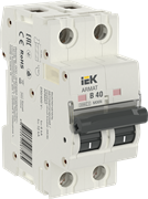 Автоматический выключатель IEK Armat M06N 40А 2п AR-M06N-2-B040, 6кА, B
