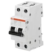 Автоматический выключатель ABB S202M 1А 2п 2CDS272061R0014, 10кА, C, S202M-C1UC