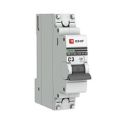 Автоматический выключатель EKF ВА 47-63 PROxima 3А 1п mcb4763-1-03C-pro, 4.5кА, C