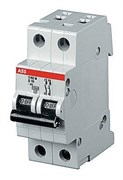 Автоматический выключатель ABB S202P 10А 2п 2CDS282001R0104, 25кА, C, S202P-C10