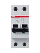 Автоматический выключатель ABB S202 6А 2п 2CDS252001R0065, 6кА, B