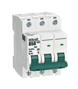 Автоматический выключатель DEKraft ВА-103 50А 3п 12374DEK, 6кА, D