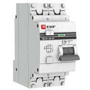 EKF PROxima АД-32 Диф. Автомат (C) 1P+N 16А/10мА тип АС 4,5кА , электронный DA32-16-10-pro EKF PROxima АД-32 Диф. Автомат (C) 1P+N 16А/10мА тип АС 4,5кА , электронный DA32-16-10-pro