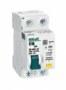 Dekraft Дифференциальный автомат (АВДТ) 1Р+N 16А 30мА тип AC х-ка C ДИФ-103 4.5кА 16052DEK Dekraft Дифференциальный автомат (АВДТ) 1Р+N 16А 30мА тип AC х-ка C ДИФ-103 4.5кА 16052DEK