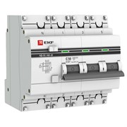 EKF PROxima АД-32 Диф. Автомат (C) 3P+N 50А/30мА тип А 4,5кА DA32-50-30-4P-a-pro EKF PROxima АД-32 Диф. Автомат (C) 3P+N 50А/30мА тип А 4,5кА DA32-50-30-4P-a-pro