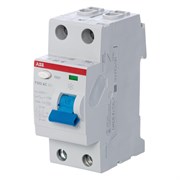 Выключатель дифференциального тока ABB F202 2П 16А 10мА 2CSF202001R0160, тип AC, F202 AC-16/0.01