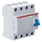 Выключатель дифференциального тока ABB F204 4П 40А 300мА 2CSF204001R3400, тип AC, F204 AC-40/0.3