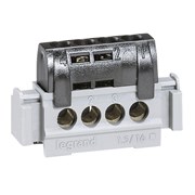 Клеммник Legrand Viking3 IP2X фаза, чёрный 004850, 4х (1.5-16)