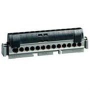 Клеммник Legrand IP2X фаза, чёрная 004855, 1х (6-25), 16х (1.5-16)