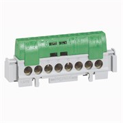 Клеммник Legrand IP2X земля, зеленая 004835, 16х (1.5-16)
