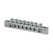 Шина EKF PEN 6x9, 8 отверстий sn1-63-08-k, цинк, крепеж по краям