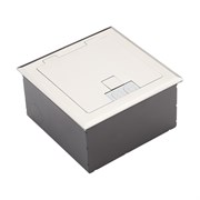 Напольный люк с крышкой из нержавеющей стали на 2 модуля 45 х 45 мм Simply Connect 123303 ST - 2 Modules Напольный люк с крышкой из нержавеющей стали на 2 модуля 45 х 45 мм Simply Connect 123303 ST - 2 Modules