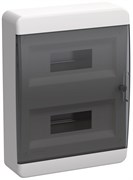 IEK TEKFOR Корпус пласт. ЩРН-П-24 IP41 черн. прозр. дверь IEK TEKFOR Корпус пласт. ЩРН-П-24 IP41 черн. прозр. дверь