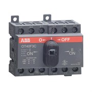 Рубильник реверсивный ABB OT40F4C 4Р 40А на DIN-рейку и монтажную плату Рубильник реверсивный ABB OT40F4C 4Р 40А на DIN-рейку и монтажную плату