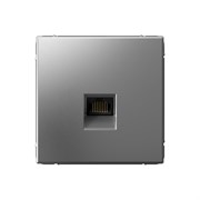 ArtGallery Сталь Розетка компьютерная RJ45, кат. 6A, механизм GAL000986 ArtGallery Сталь Розетка компьютерная RJ45, кат. 6A, механизм GAL000986