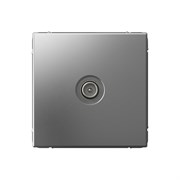 ArtGallery Сталь TV Розетка оконечная 1DB, механизм GAL000991 ArtGallery Сталь TV Розетка оконечная 1DB, механизм GAL000991