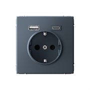 ArtGallery Грифель Розетка 16А с 2 USB A+C, 5В/2,4А/3,0А, 2х5В/1,5А, механизм GAL000732 ArtGallery Грифель Розетка 16А с 2 USB A+C, 5В/2,4А/3,0А, 2х5В/1,5А, механизм GAL000732