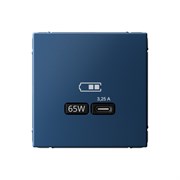 ArtGallery Аквамарин USB Розетка тип-С 65Вт высокоскоростная зарядка QC, PD, механизм GAL001127 ArtGallery Аквамарин USB Розетка тип-С 65Вт высокоскоростная зарядка QC, PD, механизм GAL001127