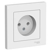 Systeme Electric AtlasDesign белый розетка без заземления, 16А, в сборе ATN000140 Systeme Electric AtlasDesign белый розетка без заземления, 16А, в сборе ATN000140
