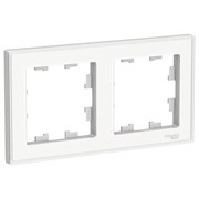 Systeme Electric AtlasDesign Art белый рамка 2-ая ATN200102 Systeme Electric AtlasDesign Art белый рамка 2-ая ATN200102