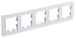 Systeme Electric AtlasDesign Nature матовое стекло белый рамка 5-ая, универсальная ATN330105 Systeme Electric AtlasDesign Nature матовое стекло белый рамка 5-ая, универсальная ATN330105