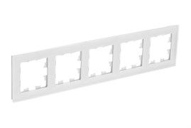 Systeme Electric AtlasDesign Nature натуральное стекло белый рамка 5-ая ATN360105 Systeme Electric AtlasDesign Nature натуральное стекло белый рамка 5-ая ATN360105