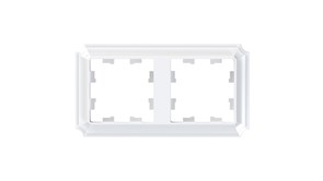 Systeme Electric AtlasDesign Antique белый рамка 2-ая, универсальная ATN100102 Systeme Electric AtlasDesign Antique белый рамка 2-ая, универсальная ATN100102