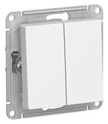 Systeme Electric AtlasDesign Лотос Переключатель 2-клавишный, сх.6/2, 10АХ, механизм ATN001365