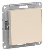 Systeme Electric AtlasDesign бежевый выключатель 1-клавишный 2-полюсный, 10А, механизм ATN000221