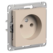 Systeme Electric AtlasDesign песочный розетка без заземления, без шторок, 16А, механизм ATN001241