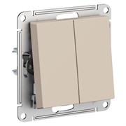 Systeme Electric AtlasDesign песочный выключатель 2-клавишный, сх.5, 10АХ, механизм ATN001251