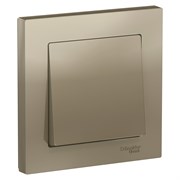 Systeme Electric AtlasDesign шампань выключатель 1-клавишный сх.1, 10АХ, в сборе ATN000512 Systeme Electric AtlasDesign шампань выключатель 1-клавишный сх.1, 10АХ, в сборе ATN000512
