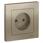 Systeme Electric AtlasDesign шампань розетка без заземления, 16А, в сборе ATN000540 Systeme Electric AtlasDesign шампань розетка без заземления, 16А, в сборе ATN000540