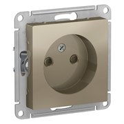 Systeme Electric AtlasDesign шампань розетка без заземления, со шторками, 16А, механизм ATN000549 Systeme Electric AtlasDesign шампань розетка без заземления, со шторками, 16А, механизм ATN000549