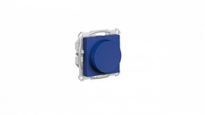 Systeme Electric AtlasDesign аквамарин светорегулятор (диммер) повор-нажим, LED, RC, 400Вт, механизм ATN001123