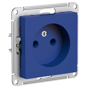 Systeme Electric AtlasDesign аквамарин розетка без заземления, без шторок, 16А, механизм ATN001141