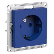 Systeme Electric AtlasDesign аквамарин розетка с заземлением, со шторками, 16А, механизм ATN001145 Systeme Electric AtlasDesign аквамарин розетка с заземлением, со шторками, 16А, механизм ATN001145
