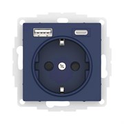 Systeme Electric AtlasDesign аквамарин розетка 16А c 2 USB A+C, 5В/2,4А/3,0А, 2х5В/1,5А, механизм ATN001132 Systeme Electric AtlasDesign аквамарин розетка 16А c 2 USB A+C, 5В/2,4А/3,0А, 2х5В/1,5А, механизм ATN001132