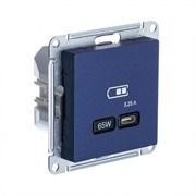 Systeme Electric AtlasDesign аквамарин розетка USB тип-C 65Вт высокоскор.заряд. QC,PD, механизм ATN001127 Systeme Electric AtlasDesign аквамарин розетка USB тип-C 65Вт высокоскор.заряд. QC,PD, механизм ATN001127