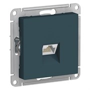 Systeme Electric AtlasDesign изумруд розетка компьютерная RJ45, кат. 6A, механизм ATN000886